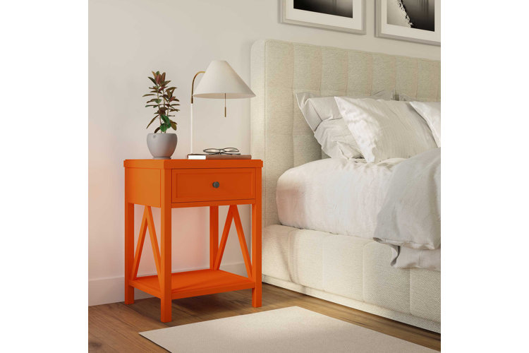 Nadeau Solid Wood End Table with Storage