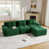 Velours côtelé vert