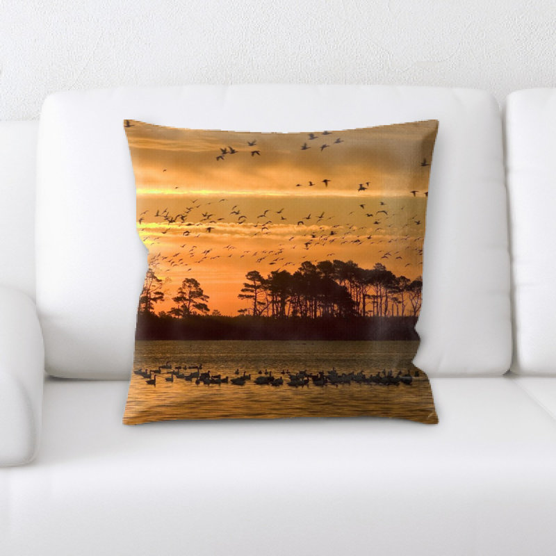 Coussin coucher de soleil