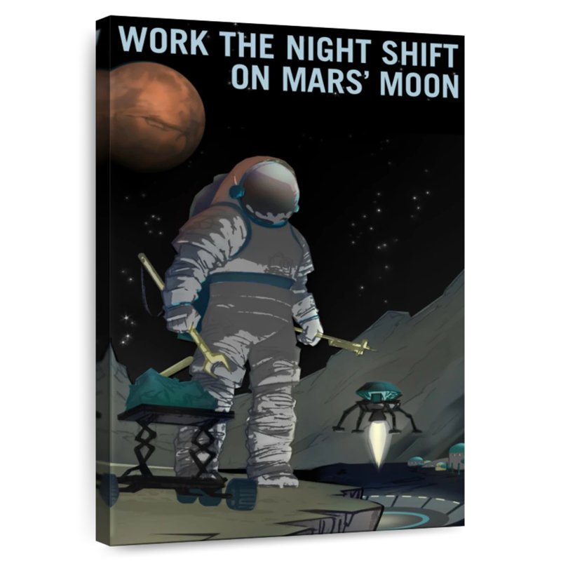 «Oberle Mars Explorers Wanted», affiche VI, H 48 po x l 32 po