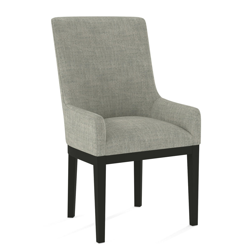 Upholstered Arm Chair, Black, 61703-88