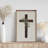 Cross With Greenery Whitewash-1039700471