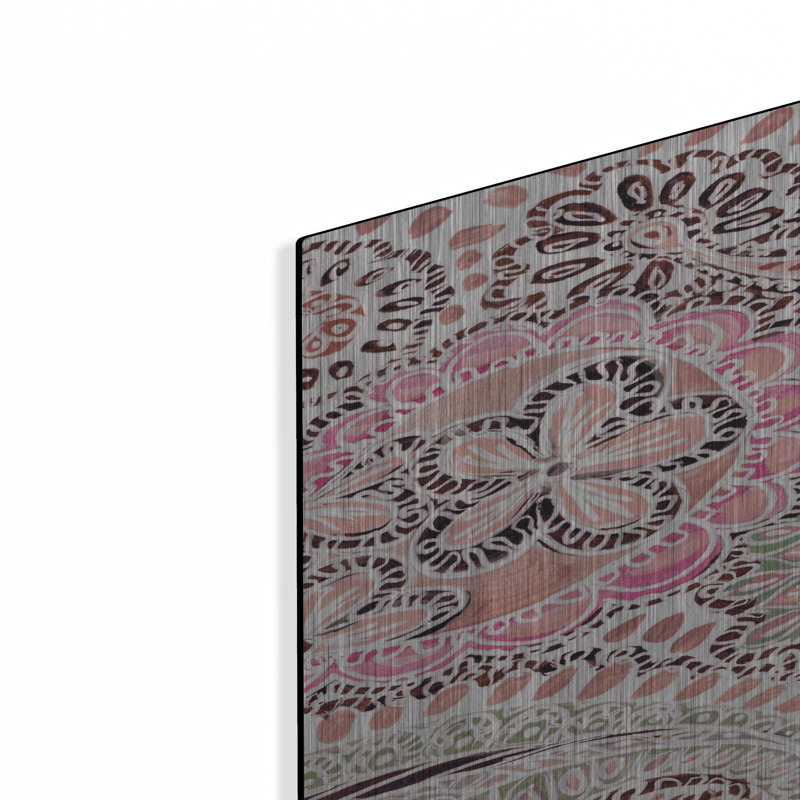 «Paisley Print 1» par Yvette St. Amant, art mural en métal, H 36 po x l 24 po