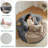Boneless 55"Round Couch Boneless Round Chaise Foam Couch for Small Spaces, with Pillows for Living Room, Bedroom, Apartment No Assembly Required-1352870963