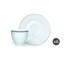 Platinum Porcelain Espresso Cup and Saucer