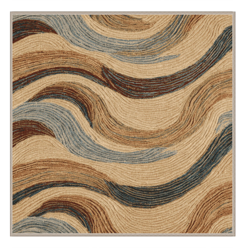  Tapis lavable Mille feuille Desserts, Carré 4 pi