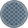 Herefordshire Indoor/Outdoor Hooked Navy Blue/Beige Rug