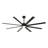 Industrial Ceiling Fan With Light, 8 Aluminum Blades, Dc Motor, Remote & Smart App Control, Dimmable Led, Reversible For Large Rooms-476353974-476353972