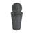 Velistra Tall Striped Concrete Column Fountain With LED Light