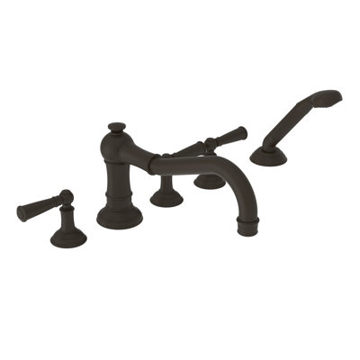 Jacobean Bathroom Roman Tub Faucet with Handshower