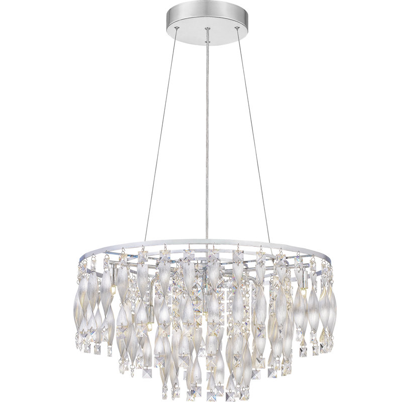 Tudor City 6 - Light Dimmable Tiered Chandelier