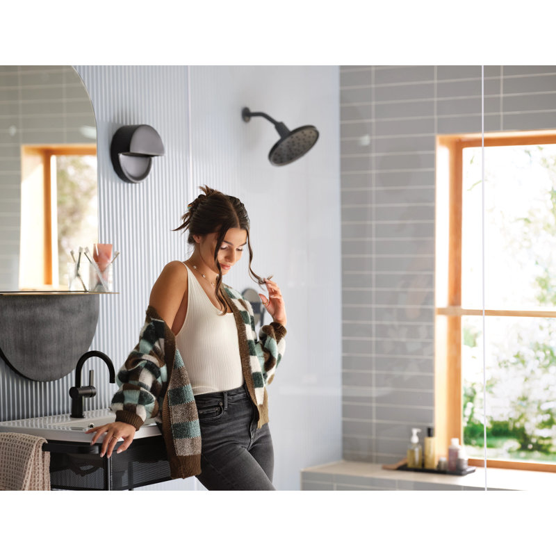 Moen Verso Eco-Performance Rainshower Featuring Magnetix, Matte Black