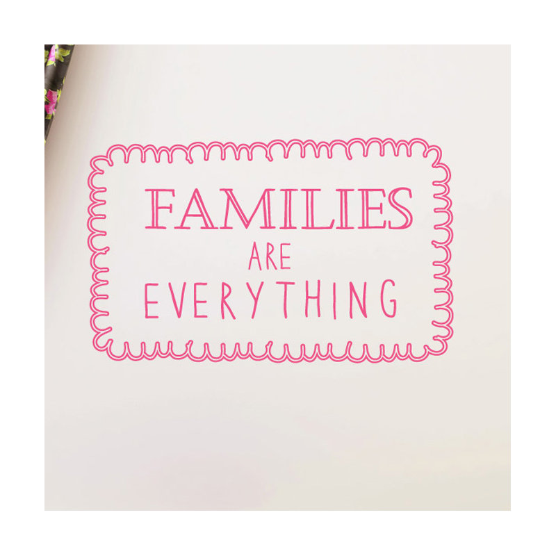 Wall Decal, Large, Pink