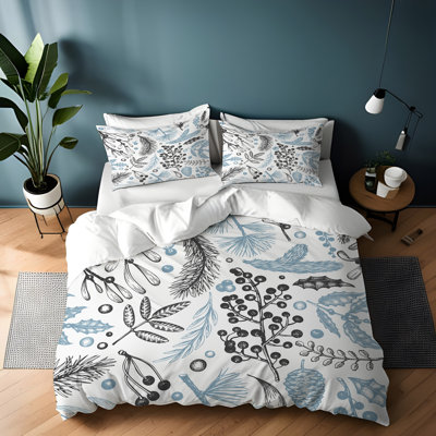 Polyester Floral Duvet Cover