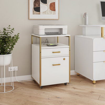 15.75 " Wide 2 Vertical Filing Cabinet