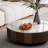 Round Faux Marble Coffee Table