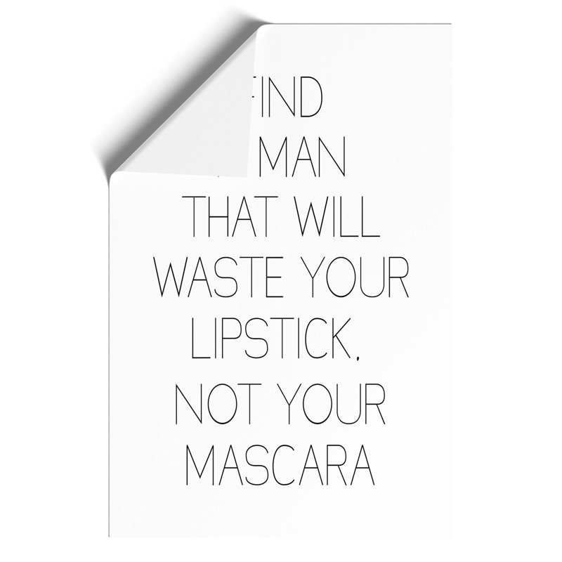 Find a Man - Frameless Print, 84cm H x 59cm W x 0.1cm D