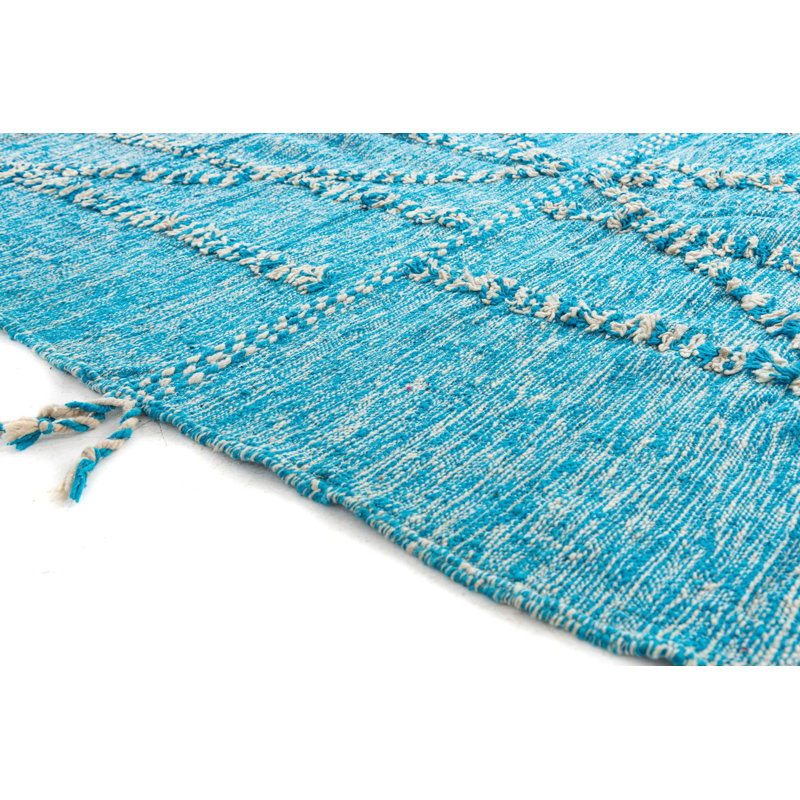 Tapis turquoise Kalmanovitz