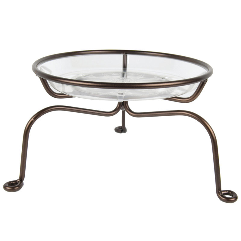 Leesport Plant Stand, 16" H x 12.5" W x 12.5" D, Rust