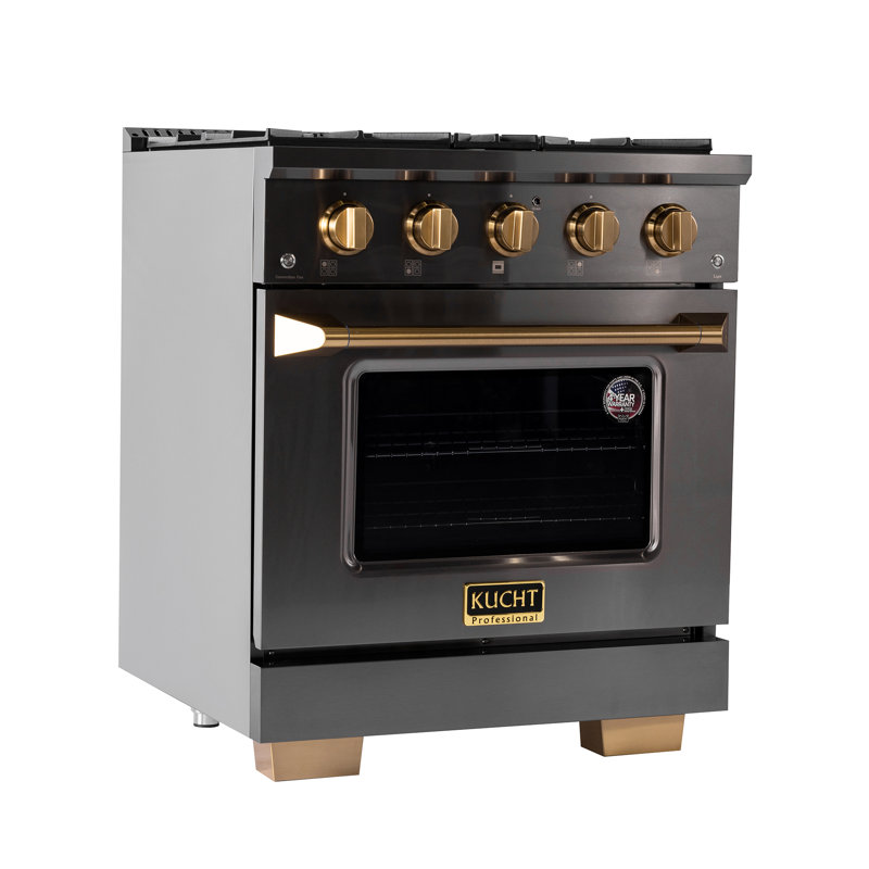 Kucht 30'' W Free Standing Range, Natural Gas