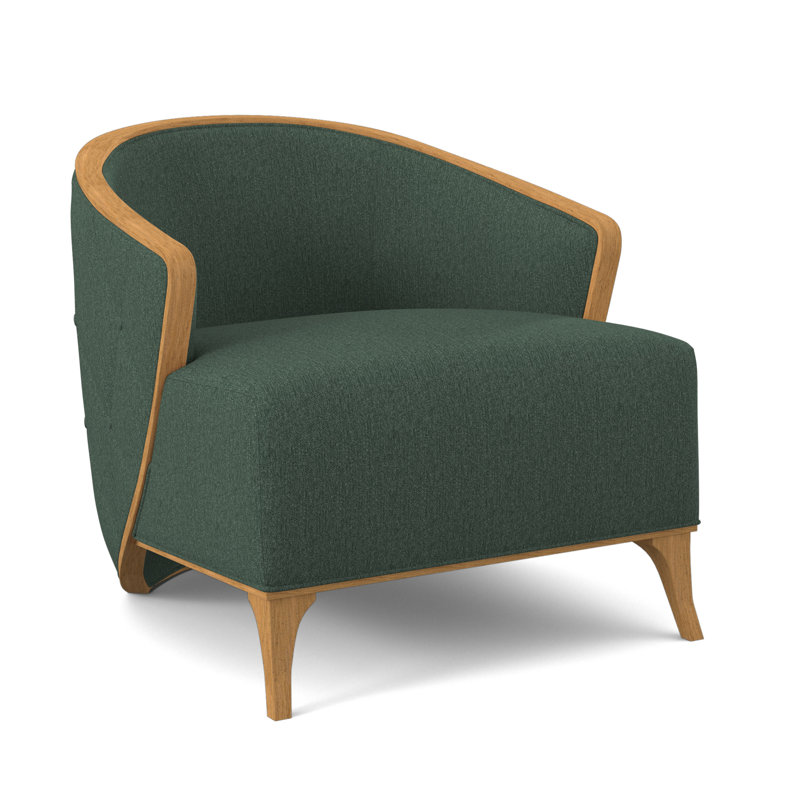 Penegrine Lounge Chair, Amber, Elise Flax