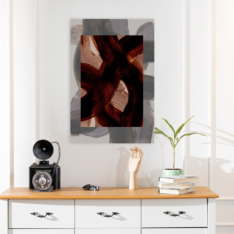Art contemporain contemporain abstrait, H 24 po x l 16 po