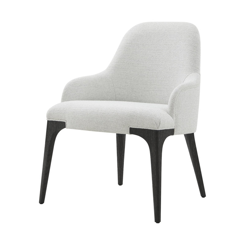 Spencer ST. James Upholstered Arm Chair, Lusso Onyx