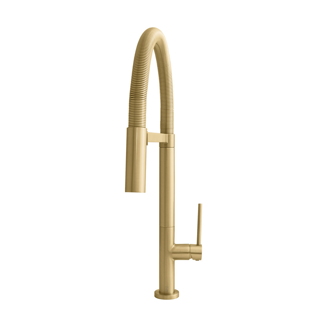 ZLINE Autograph Edition Incline Kitchen Faucet in Champagne Bronze ZLINE