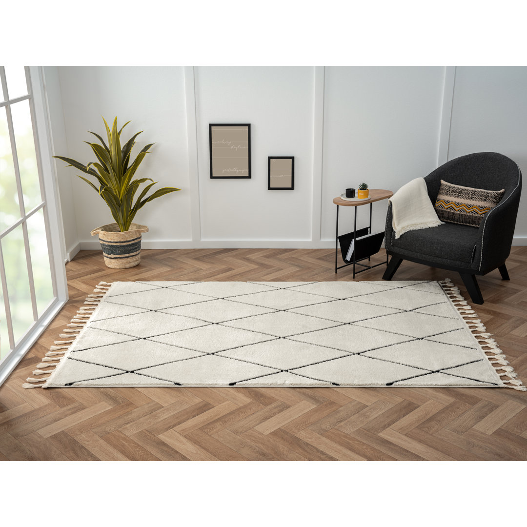 Teppich Fantasy Tapis weiß