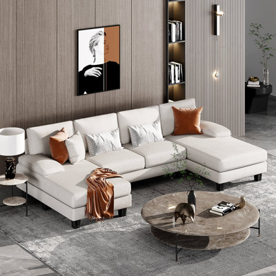 Canapé modulaire 3 pièces Ahupendra