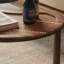 Table basse rétro de forme irrégulière