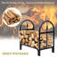 Support de rangement en bois robuste pour l'extérieur
