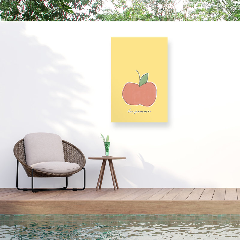 Bolognaise La Pomme sur toile, H 19 po x l 12 po