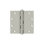 Deltana DSB55NB19 5" x 5" Square Hinges, Ball Bearings in Paint Black Pair