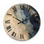 Horloge murale en bois massif Norrisa-1960896433