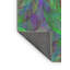 Tapis vert/mauve à motifs-15885968