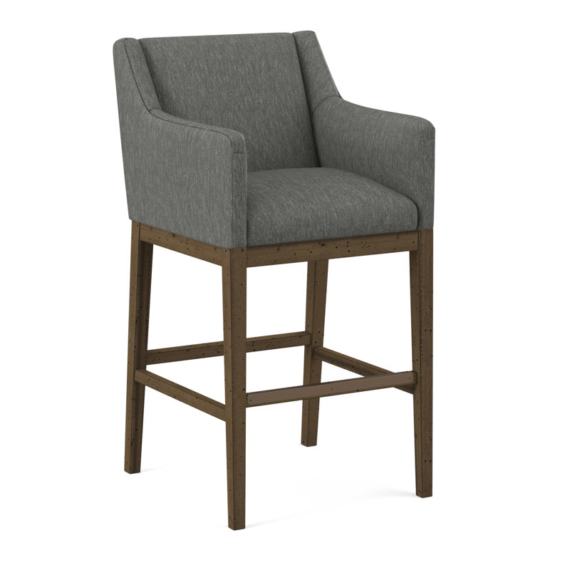 Upholstered Stool, 61597-75, Beachwood