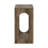 Inniss Modern Geometric 22" End Table with Open Shelf-883839137