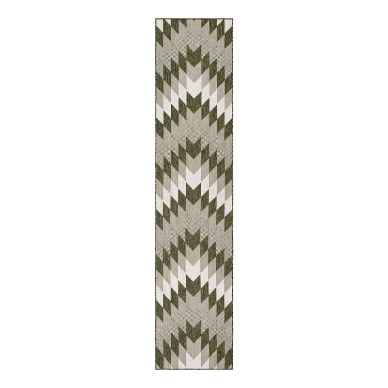 Tapis intérieur / extérieur Blox Hower, Tapis de couloir 2 pi 7 po x 12 pi