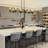 Modern 10-Light Matte Black Linear Chandelier for Dining & Kitchen