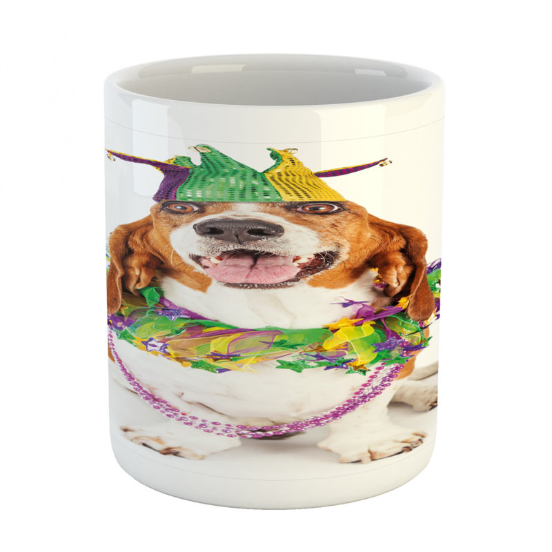 Grande tasse à café mardi gras