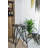 60.83x24x32.3" Black Stowable Side Table and Two Seats