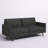 Earle Full / Double 77.5 " Velvet Convertible Sofa-1509667567