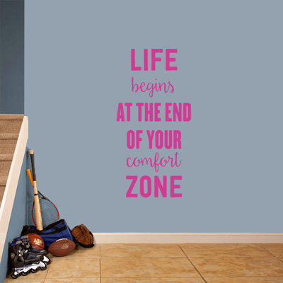 Text & Numbers Non-Wall Damaging Wall Decal
