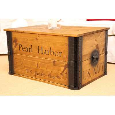 Kaiden Solid Wood Coffee Table