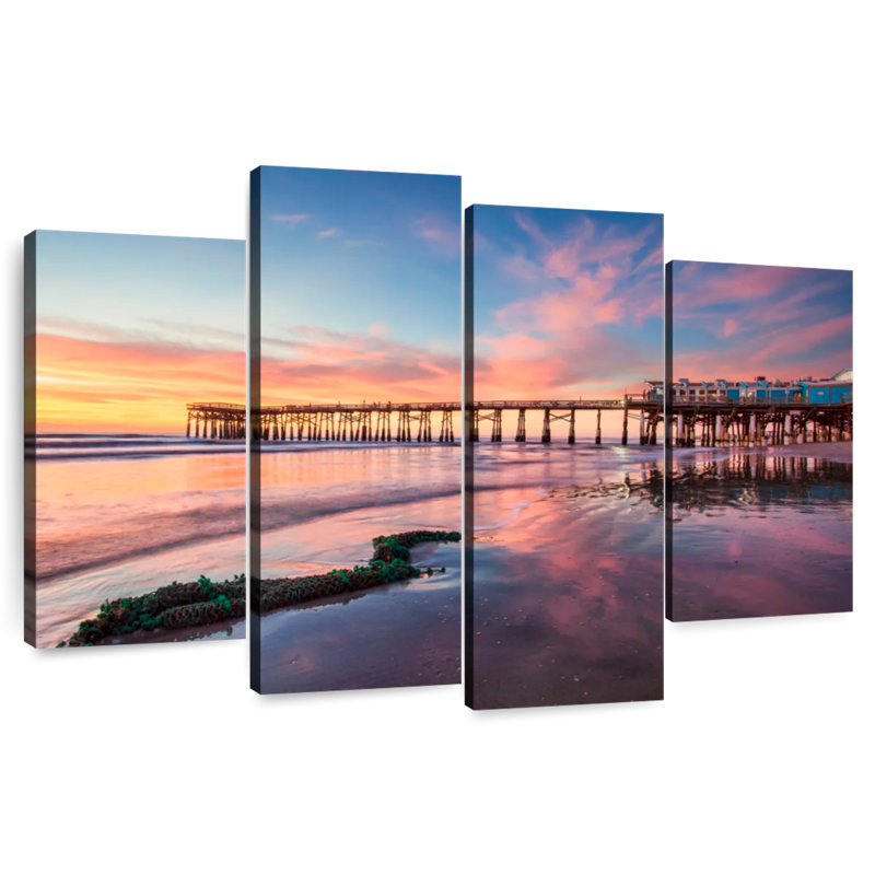 Aletra Cocoa Beach Pier Sunrise, 32" H x 52" W