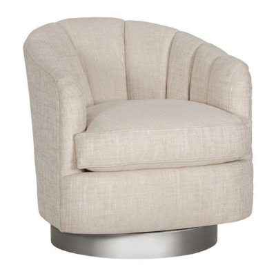 Fauteuil demi-tonneau pivotant de 28,75 po Conseilsy