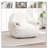 Faux Fur Bean Bag Chair-337694007