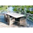 Stafani 4 - Person Premium All-Weather Wicker Patio Dining Set with Round Table , Cushions Included