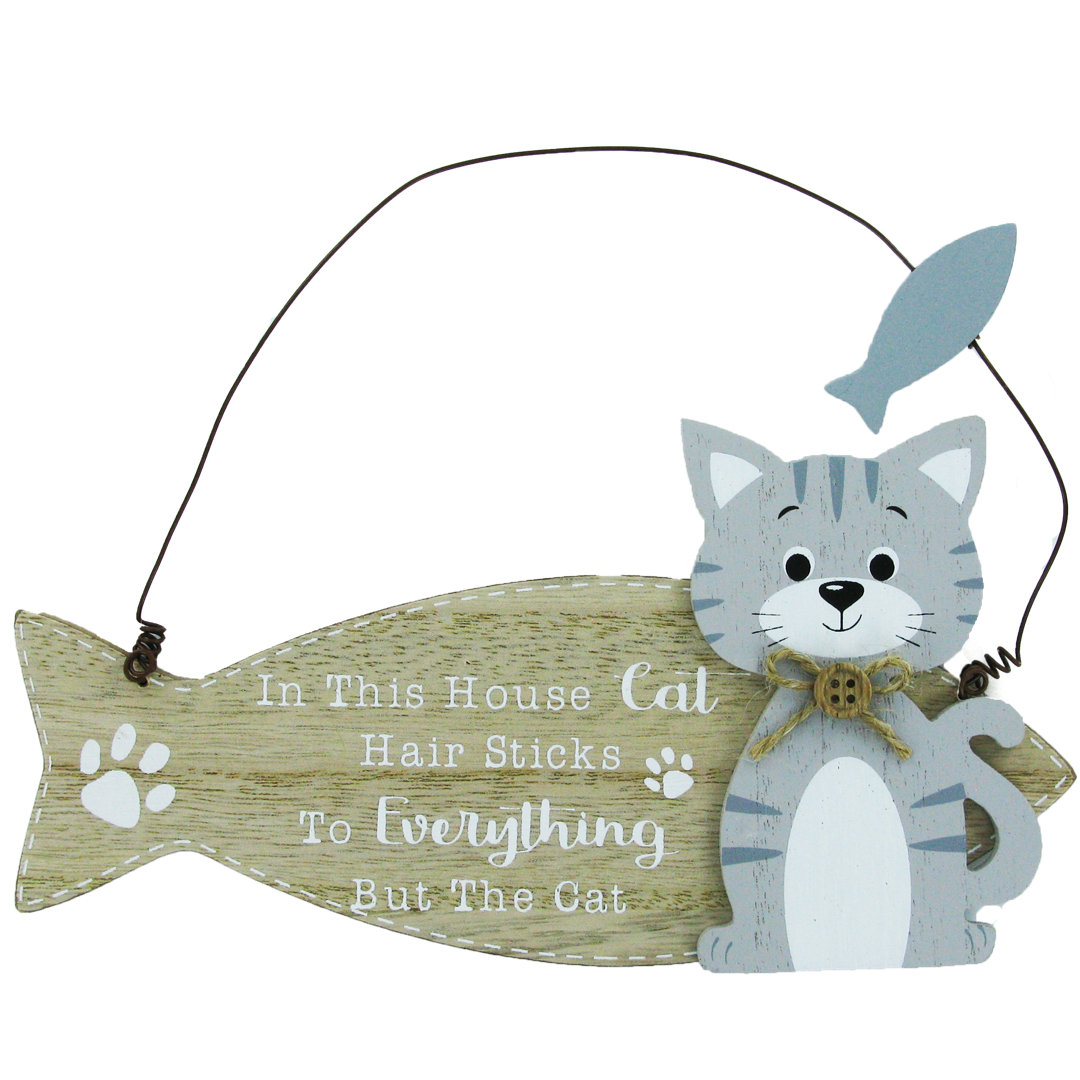 Button Cat Wall Décor